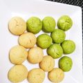 ジョングレ's cooksnap of when they made プレゼントに♪抹茶＆きな粉のスノーボール.