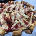 クールバナナ's cooksnap of when they made パンの耳でピザ♪.