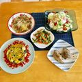 komutatata's cooksnap of when they made 夏野菜の肉みそまぜ麺.
