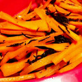 curisupin's cooksnap of when they made ひじきと人参のきんぴら….