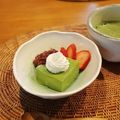若ママ's cooksnap of when they made 簡単&滑らか♪抹茶ババロア.