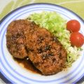 えれぼん's cooksnap of when they made ソースが美味しい♡和風ハンバーグ♪♪.