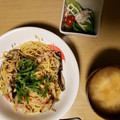 シロクマ♪'s cooksnap of when they made 煮込みパスタ！きのこの和風スパゲティ.