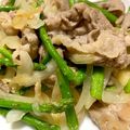 67luna's cooksnap of when they made アスパラと豚肉の味噌バター炒め♪.
