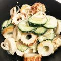 あーchanchan's cooksnap of when they made 胡瓜＊みょうが＊竹輪のサラダ和え.