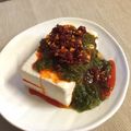 ＊ろりす＊'s cooksnap of when they made ２０秒おつまみ♪食べるラー油のめかぶ冷奴.