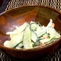 marobkk's cooksnap of when they made うどとキュウリのマヨネーズサラダ.