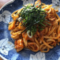 ようぷりん's cooksnap of when they made マヨキムチの焼うどん.