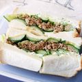 あおいりん's cooksnap of when they made 和風サンドウィッチ〜そぼろサンド〜.