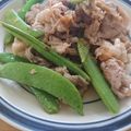 柊さくら's cooksnap of when they made スナップエンドウと豚こま☆サッパリ炒め.