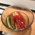 ZUBORA料理's cooksnap of when they made お弁当の彩りに♡野菜の白だし漬け.