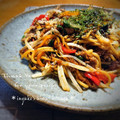 inyako's cooksnap of when they made 日田風焼きそば♪私流.