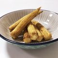 miyu☆happy's cooksnap of when they made 台湾☆ヤングコーンのバター醤油焼き.