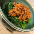 ぎんはる's cooksnap of when they made 小松菜のまぐろフレーク和え.