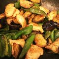 wacco's cooksnap of when they made 茄子ピーマンと鶏肉の甘辛さっぱり炒め♪.
