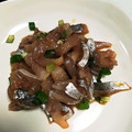 まさむにゃ。's cooksnap of when they made 簡単！アジのたたき！生姜醤油で！.