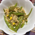 わたさな2016's cooksnap of when they made 苦手克服④えのきと絹さやとコーンの炒め物.