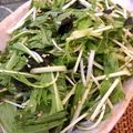 mkoo3's cooksnap of when they made 水菜と韓国のり☆サラダ.