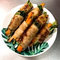 ぱいん姫's cooksnap of when they made にんじんと豆苗の豚バラ巻き.