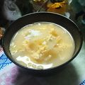 虹色♪︎ちゅーりっぷ's cooksnap of when they made キャベツと卵のお味噌汁.
