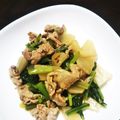 クックUA74FU☆'s cooksnap of when they made コク旨⭐かぶ・豚肉オイスターソース炒め♪.