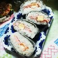 虹色♪︎ちゅーりっぷ's cooksnap of when they made ハムチーズおにぎり.