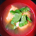 クックGBQ156☆'s cooksnap of when they made 油揚げと鶏むねのお吸い物.