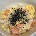 クロクロクローバー's cooksnap of when they made アスリート食★エネルギー補給鮭の混ぜ寿司.