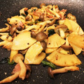 きじとら☆'s cooksnap of when they made たけのことほうれん草の和風炒め.