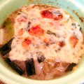 わにまみ's cooksnap of when they made ちょっと和風な✿長ネギスープチーズ焼き.