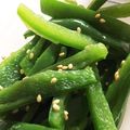 aspupu's cooksnap of when they made お弁当に作り置き♪ピーマンの塩ナムル.