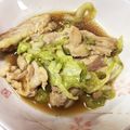ごふぁんだ's cooksnap of when they made あっさり美味！せせりのキャベポン炒め☆.
