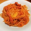 ふわふわ笑顔's cooksnap of when they made カルボナーラチリトマト.