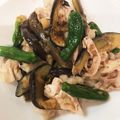 渚313's cooksnap of when they made なすと豚しゃぶのおろし香味和え.