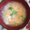 sachinchan's cooksnap of when they made コーンとたまごの中華スープ.