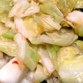 母33's cooksnap of when they made 簡単☆レモン醤油でキャベツのピリ辛.