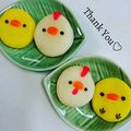 Ｋotonosuke's cooksnap of when they made 白玉チョコでひよこちゃん＆ニワトリさん.