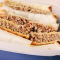 あおいりん's cooksnap of when they made 和風サンドウィッチ〜そぼろサンド〜.