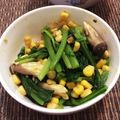 睦月貓's cooksnap of when they made ほうれん草＆しめじ✿ポン酢マスタード和え.