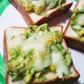 クックMF06K1☆'s cooksnap of when they made 洗い物少ない！アボカドトースト♪.