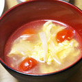 あ～ちゃんさ～ちゃん's cooksnap of when they made トマトとふんわり卵のスープ.