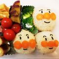 柚子嬢's cooksnap of when they made ＊キャラ弁＊とても簡単!!アンパンマン♪.