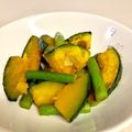 にきてぃー's cooksnap of when they made 簡単❢かぼちゃとにんにくの芽の炒め物.