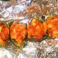 ka321ri's cooksnap of when they made 旨っ♥焼き ピーマンのキムチ詰め.