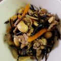 温泉しじみぷりん！'s cooksnap of when they made 豚肉入り✿ひじきの煮物.