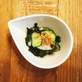 sakura☆☆☆'s cooksnap of when they made 簡単♡ワカメとキュウリとオニオンの酢の物.
