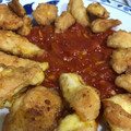 おやつや's cooksnap of when they made 簡単♪鶏ささみのピカタ★トマトソース添え.