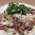 kapibaraだよ's cooksnap of when they made 牛たたきにルッコラ！　醤油サミコソース　.
