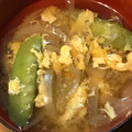 どるりん's cooksnap of when they made 絹さやと新玉ねぎのフワフワかき玉スープ.