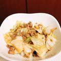 へい♡ゆー♡'s cooksnap of when they made キャベツとひき肉のオイスター炒め.